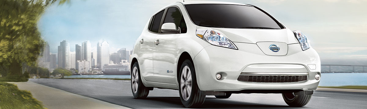 2015 Nissan Leaf - White