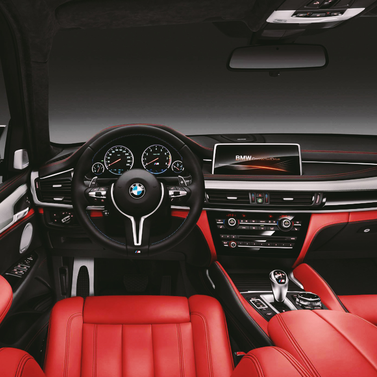 2015 BMW X5 Interior - Red