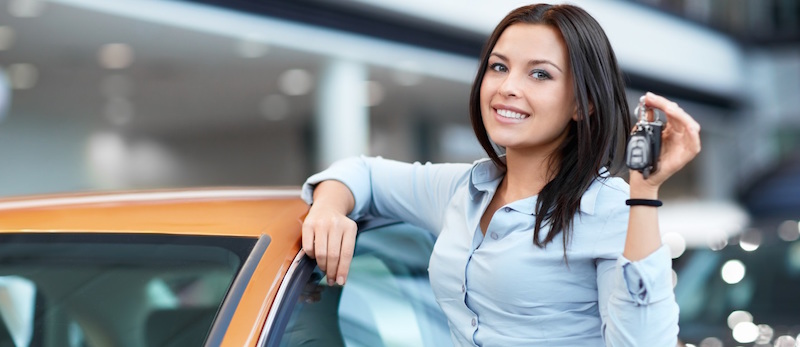 Woman Buying Car