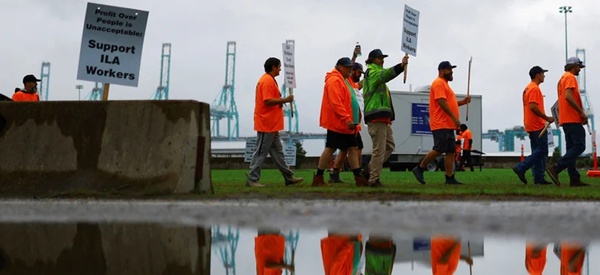 NowCar The International Longshoremen's Association Union Strike Begins